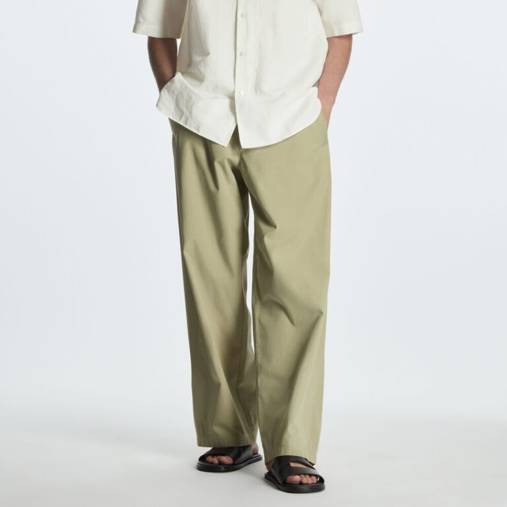 COS Wide Leg Drawstring Trousers